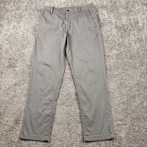 Birddogs Pants Men 32 x 28 Gray Chino Stretch Golf Casual *READ*
